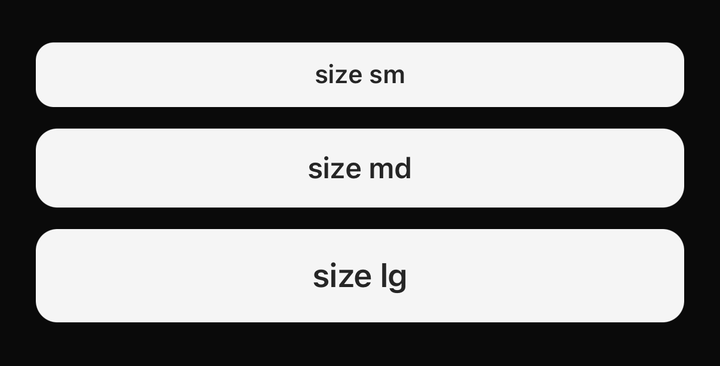 Sizes