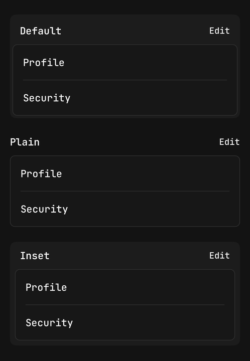 Variants