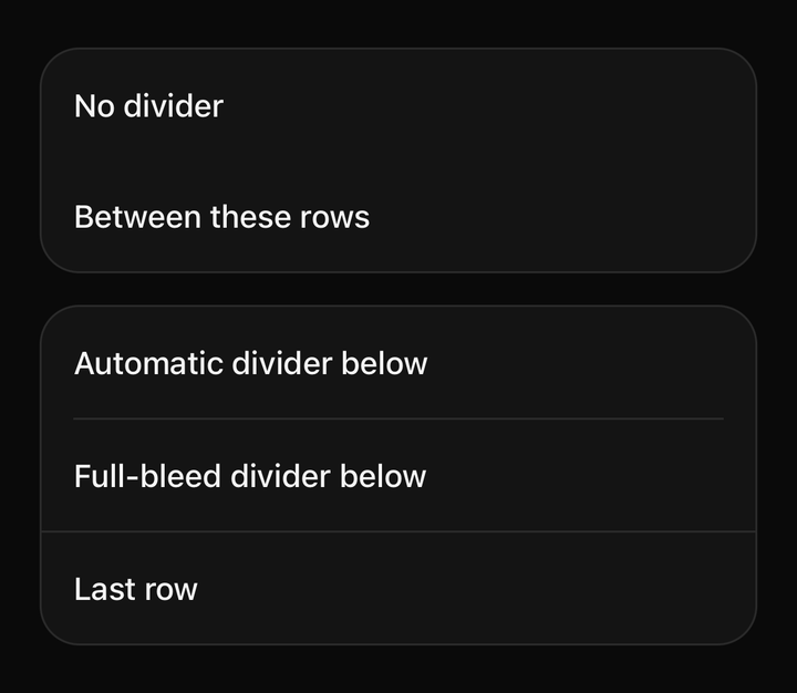 Dividers