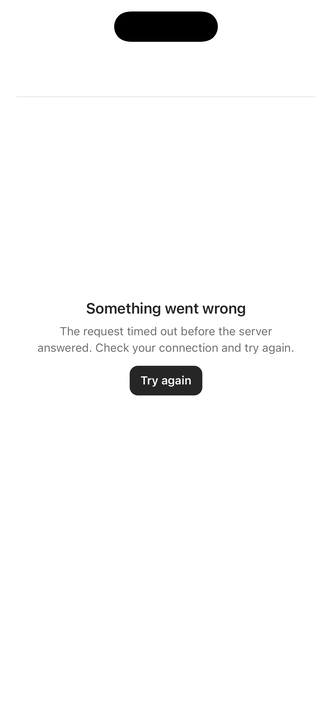 Loading and error