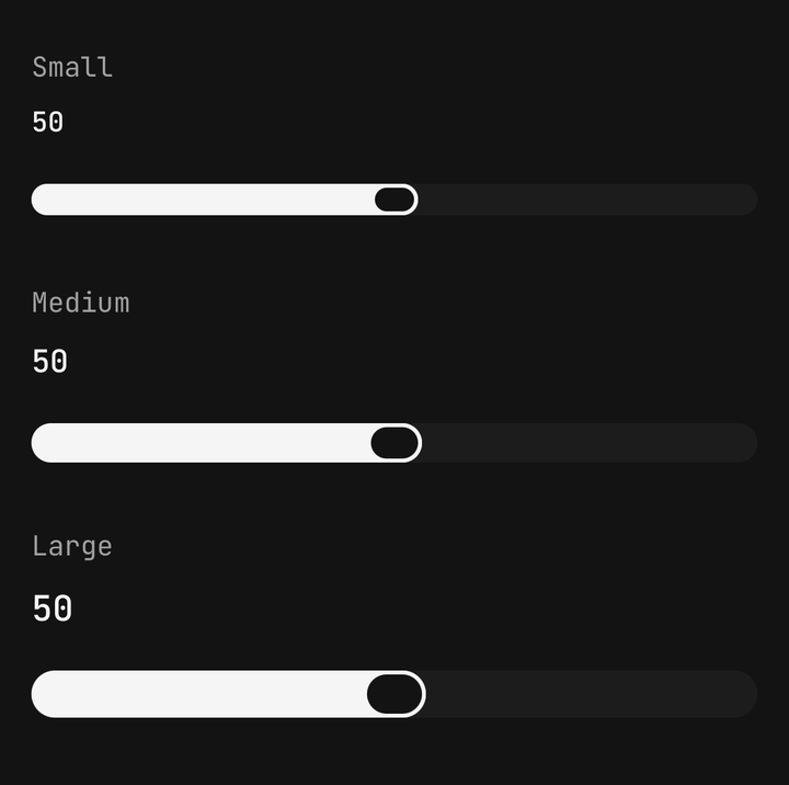 Sizes