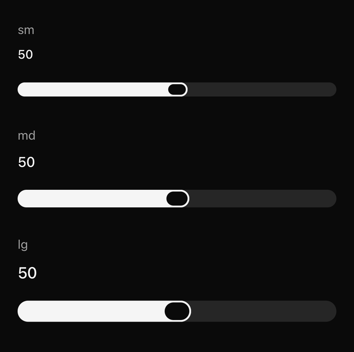 Sizes