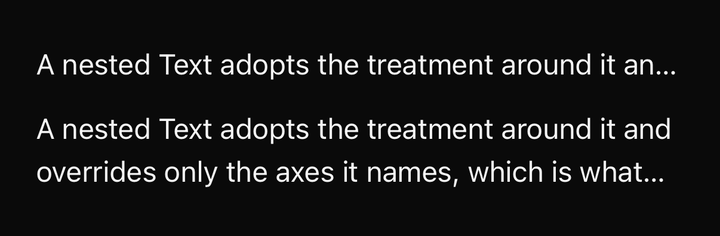 Truncation