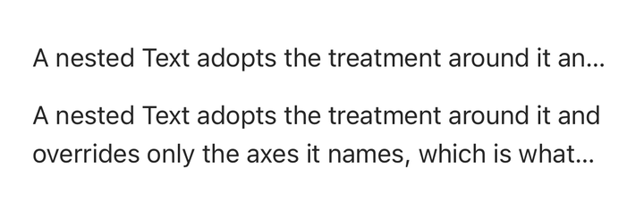 Truncation