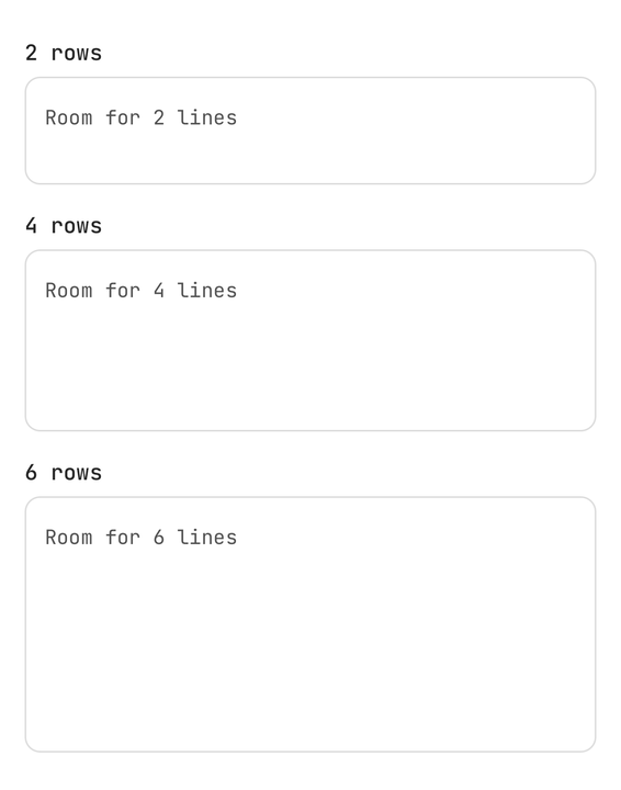 Rows